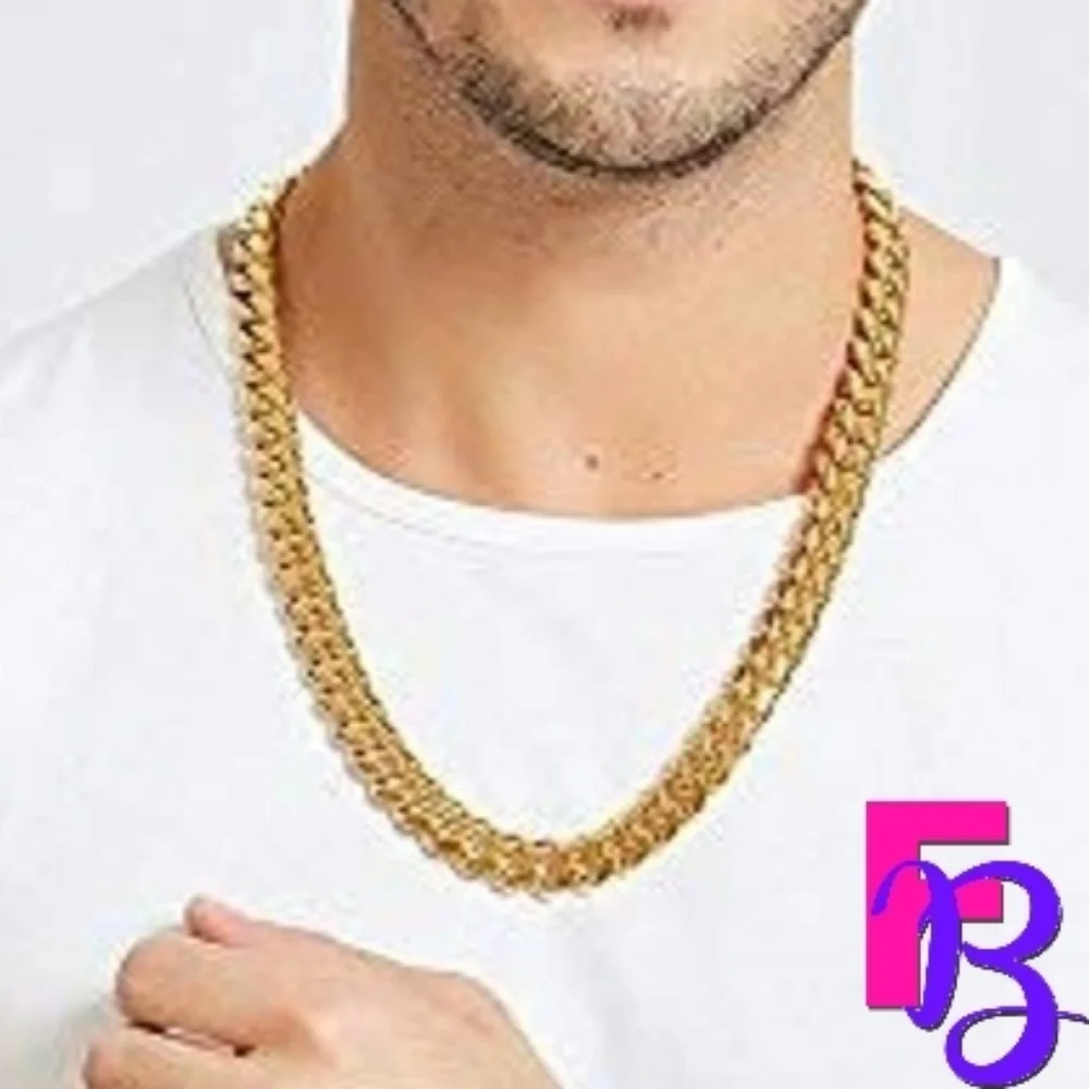 *NEW!* Heavy 14MM 18K Iced Miami Cuban Chain - Picture 2 of 10